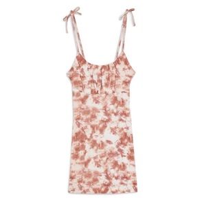 Topshop Tie Dye Printed Minidress